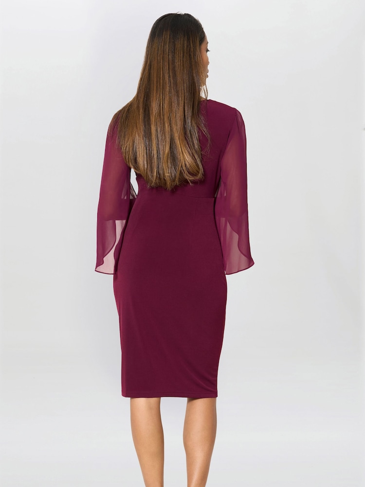 gina bacconi red dress Gina Bacconi Red Rebecca Cocktail Dress