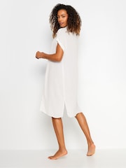 M&Co White Short Sleeve Crinkle Shirt - Image 3 of 5