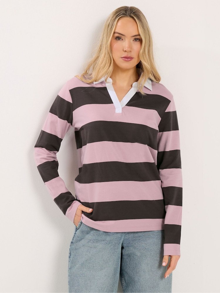 ורוד - Long Tall Sally Rubgy Sweat Top - תמונה 1 מתוך 5