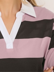 ורוד - Long Tall Sally Rubgy Sweat Top - תמונה 4 מתוך 5