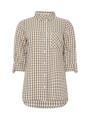 M&Co Natural Checked Cotton Shirt - Image 1 of 1
