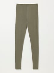 FatFace Meribel Khaki Green Leggings - Image 5 of 5