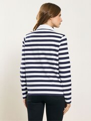 M&Co Blue Striped Polo Shirt - Image 2 of 5