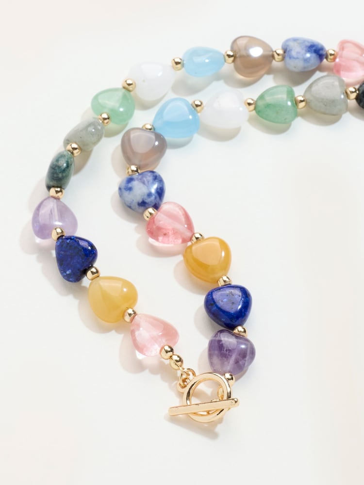 FatFace Heart Stone Necklace - Kuva 2 / 2