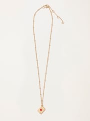 FatFace V and A Playing Card Necklace - Bild 1 av 3
