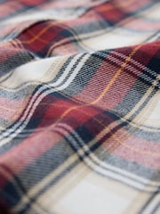 Red/Ecru Long Sleeve Christmas Tartan Check Shirt (3-16yrs) - Image 3 of 4