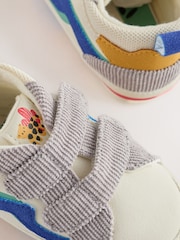 Multi Safari Hitop Baby Trainers (0-2mths) - Image 6 of 7