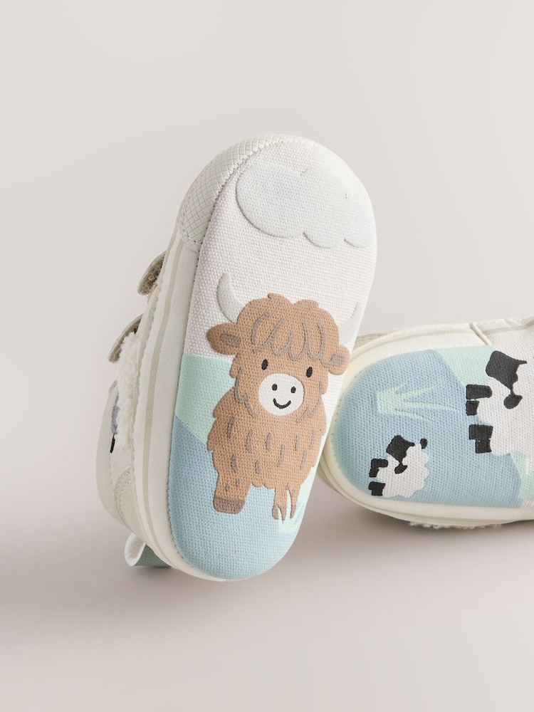 Neutral Farm Touch Fastening Baby Trainers (0-2mths) - Image 10 of 10 Neutral Farm Touch Fastening Baby Trainers (0-2mths) - Image 10 of 10