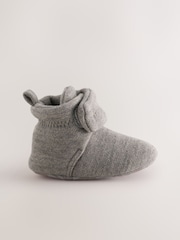 Grey Slipper Wrap Boots (0-2mths) - Image 2 of 5