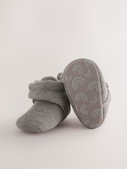 Grey Slipper Wrap Boots (0-2mths) - Image 3 of 5