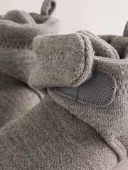 Grey Slipper Wrap Boots (0-2mths) - Image 5 of 5