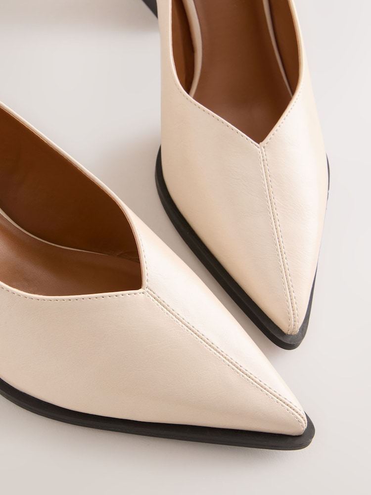 Bone Forever Comfort® Point Toe Block Heels - Image 8 of 8 Bone Forever Comfort® Point Toe Block Heels - Image 8 of 8