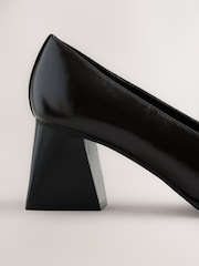 Chocolate Brown Forever Comfort® Point Toe Block Heels - Image 3 of 5