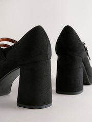 Black Forever Comfort® Platform Mary Jane Heels - Image 9 of 9