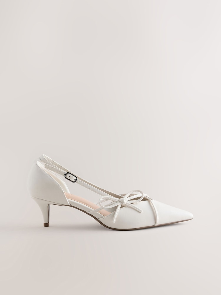 Bone Forever Comfort® Two Part Cut Out Heels - Image 1 of 9 Bone Forever Comfort® Two Part Cut Out Heels - Image 1 of 9