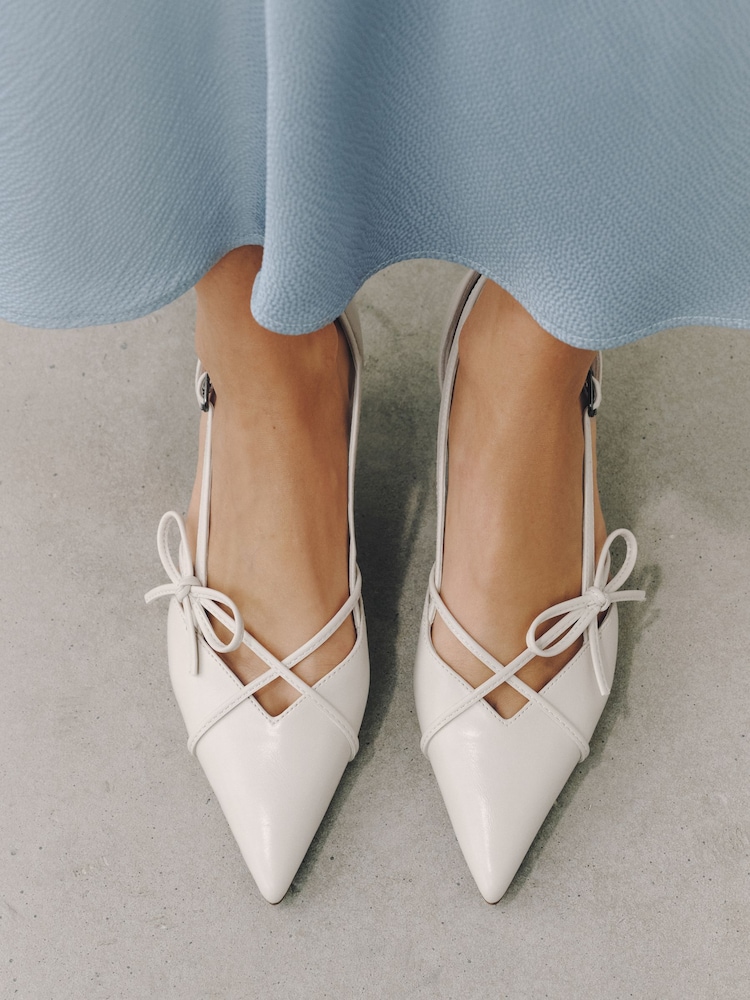 Bone Forever Comfort® Two Part Cut Out Heels - Image 2 of 9 Bone Forever Comfort® Two Part Cut Out Heels - Image 2 of 9