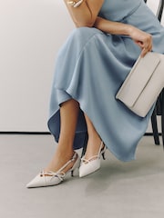 Bone Forever Comfort® Two Part Cut Out Heels - Image 4 of 9
