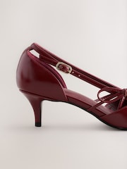 Red Forever Comfort® Two Part Cut Out Heels - Image 8 of 10