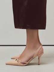 Camel Forever Comfort® Cut Out Sling Back Heels - Image 2 of 8