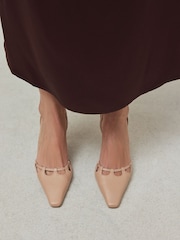 Camel Forever Comfort® Cut Out Sling Back Heels - Image 3 of 8
