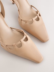 Camel Forever Comfort® Cut Out Sling Back Heels - Image 6 of 8