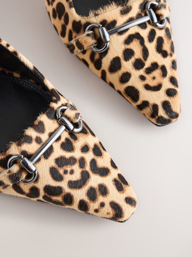 Leopard Forever Comfort® Chisel Toe Slingback Heels - Image 10 of 10 Leopard Forever Comfort® Chisel Toe Slingback Heels - Image 10 of 10