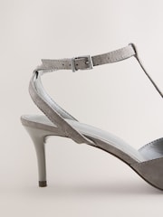Taupe Forever Comfort®  T Bar Point Toe Heels - Image 7 of 9