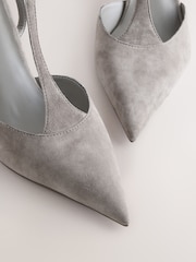 Taupe Forever Comfort®  T Bar Point Toe Heels - Image 8 of 9