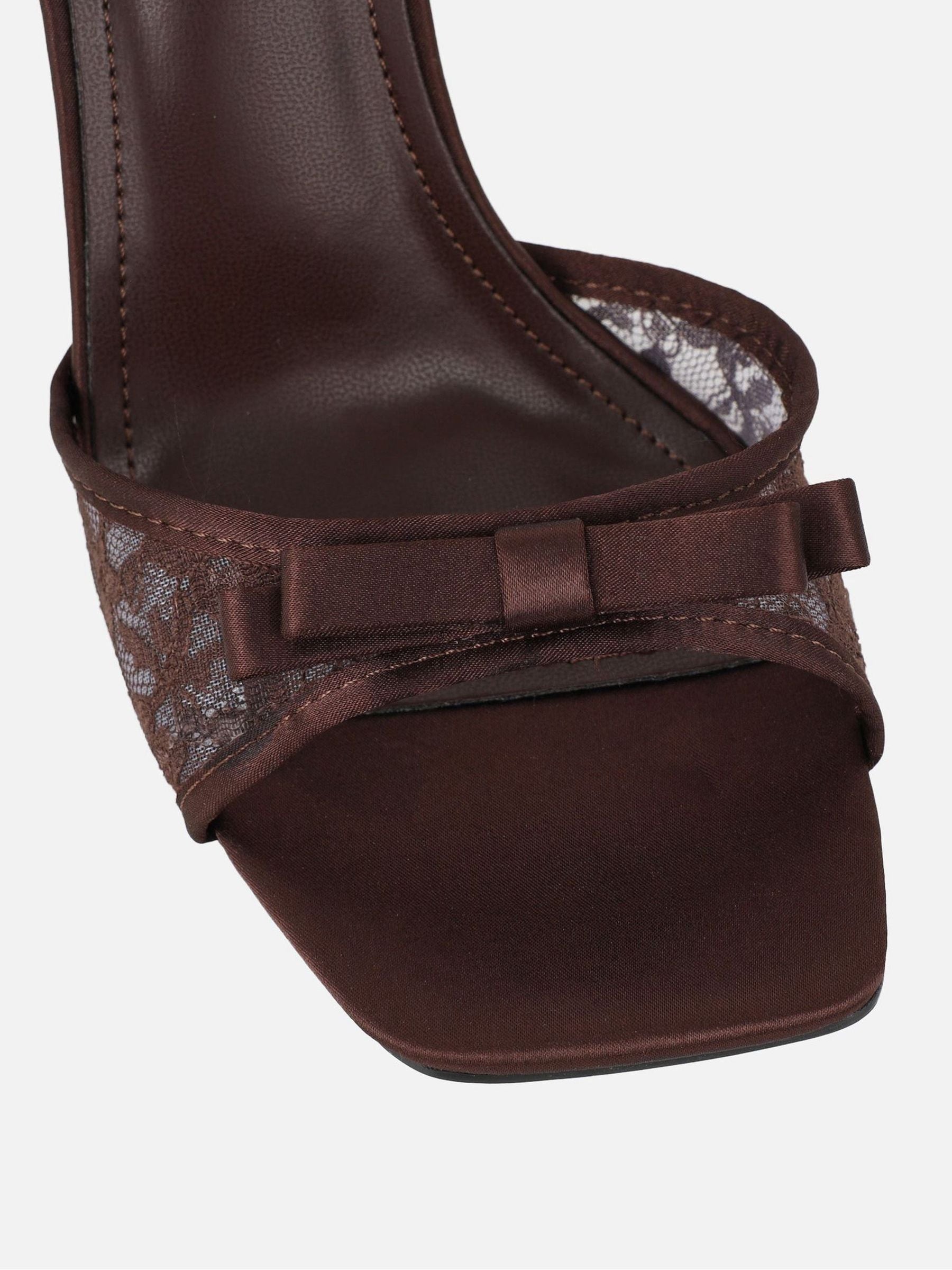 Buy Simmi London Brown Janeena Bow Detail Heeled Sandals from Next USA