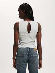 Cotton On Grey Nico Stretch Top - Image 3 of 4