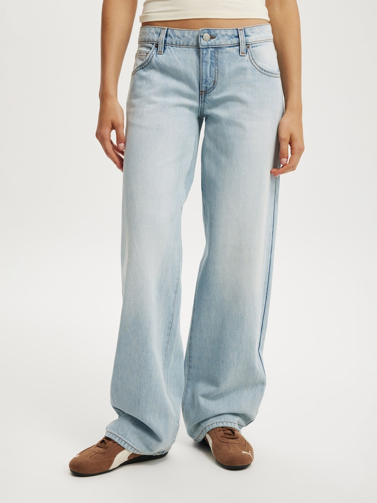 Cotton On Blue Low Rise Straight Jeans - Image 5 of 5 Cotton On Blue Low Rise Straight Jeans - Image 5 of 5