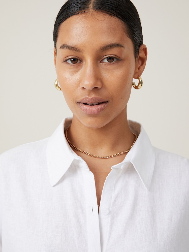 Cotton On White Haven Long Sleeve Shirt - Image 4 of 4 Cotton On White Haven Long Sleeve Shirt - Image 4 of 4