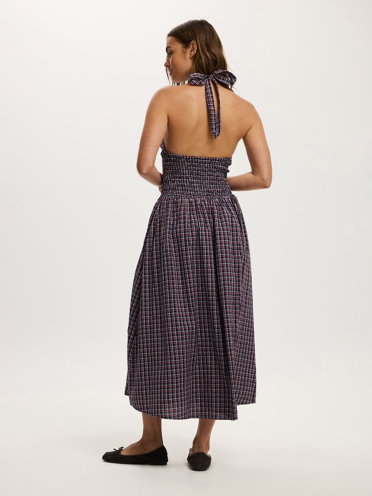 Cotton On Green Kaity Halter Midi Dress - Image 2 of 4 Cotton On Green Kaity Halter Midi Dress - Image 2 of 4