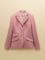 Joules Canterley Pink Tweed Blazer - Image 11 of 11