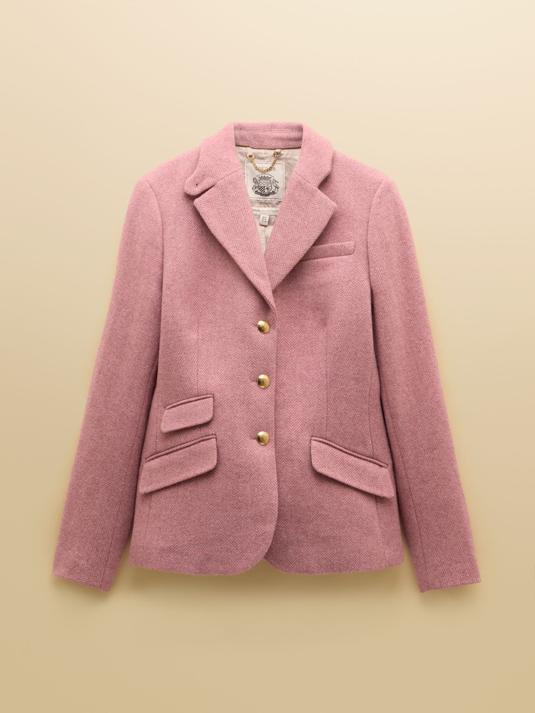 Joules Canterley Pink Tweed Blazer - Image 11 of 11 Joules Canterley Pink Tweed Blazer - Image 11 of 11