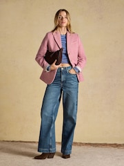 Joules Canterley Pink Tweed Blazer - Image 4 of 11