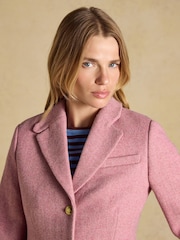 Joules Canterley Pink Tweed Blazer - Image 8 of 11
