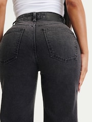 Cotton On Black Curvy Stretch Straight Jeans - Image 5 of 6