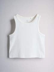 The Set 6 Piece Jersey Zip Through Hoodie Crew Oversized T-Shirt Short Rib Vest and Cycling Shorts Set Pink/Cream/Brown - Image 11 of 17