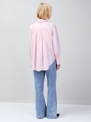 Ro&Zo Pink Petite Hi-Lo Hem Shirt - Image 6 of 6
