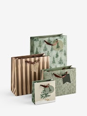 Green and Gold Forest 4 Pack Gift Bag - Image 3 of 3