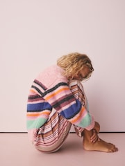 Pink Wide Stripe Cosy Jumper - Image 2 of 8