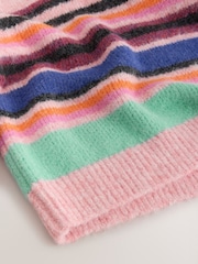 Pink Wide Stripe Cosy Jumper - Image 8 of 8