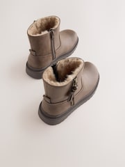 Chocolate Brown Standard Fit (F) Tassel Boots - Image 4 of 5