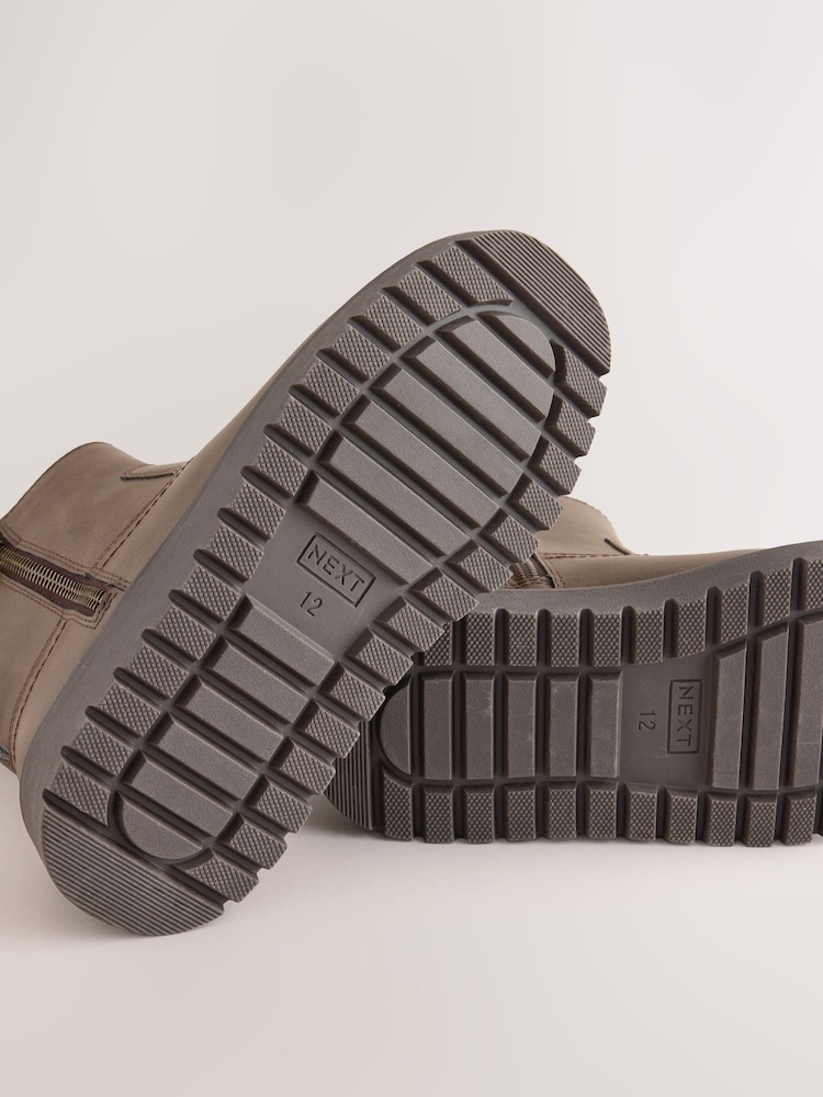Chocolate Brown Standard Fit (F) Tassel Boots - Image 5 of 5 Chocolate Brown Standard Fit (F) Tassel Boots - Image 5 of 5