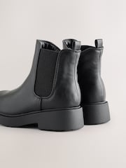 Black Standard Fit (F) Chelsea Ankle Boots - Image 4 of 5