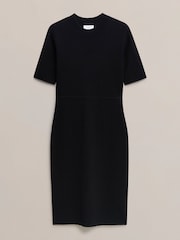Hobbs Black Bridget Knitted Dress - Image 4 of 4