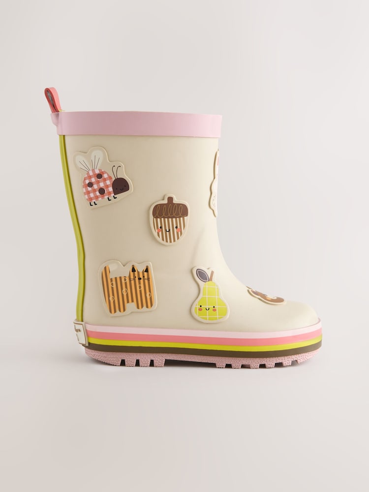 Neutral Character Wellies - Image 2 of 4 Neutral Character Wellies - Image 2 of 4