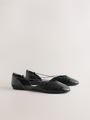 Black Forever Comfort® Two Part Ghillie Flats - Image 6 of 9
