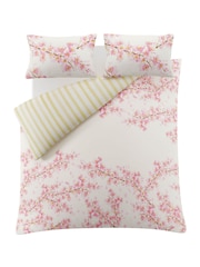 Bluebellgray Pink Blossom 200 Thread Count Duvet Cover and Pillowcase Set - Image 4 of 7